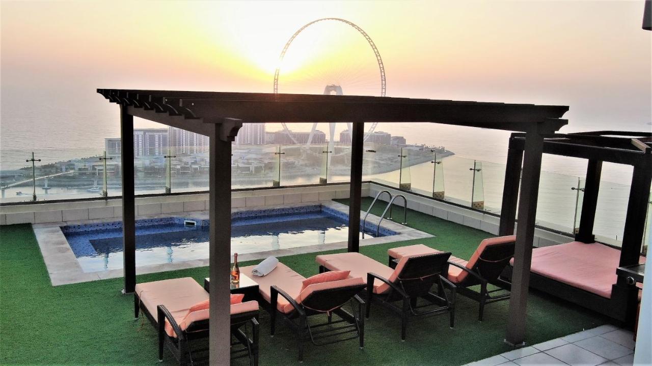 Апартаменты Jbr Penthouse With Terrace Pool Дубай Экстерьер фото