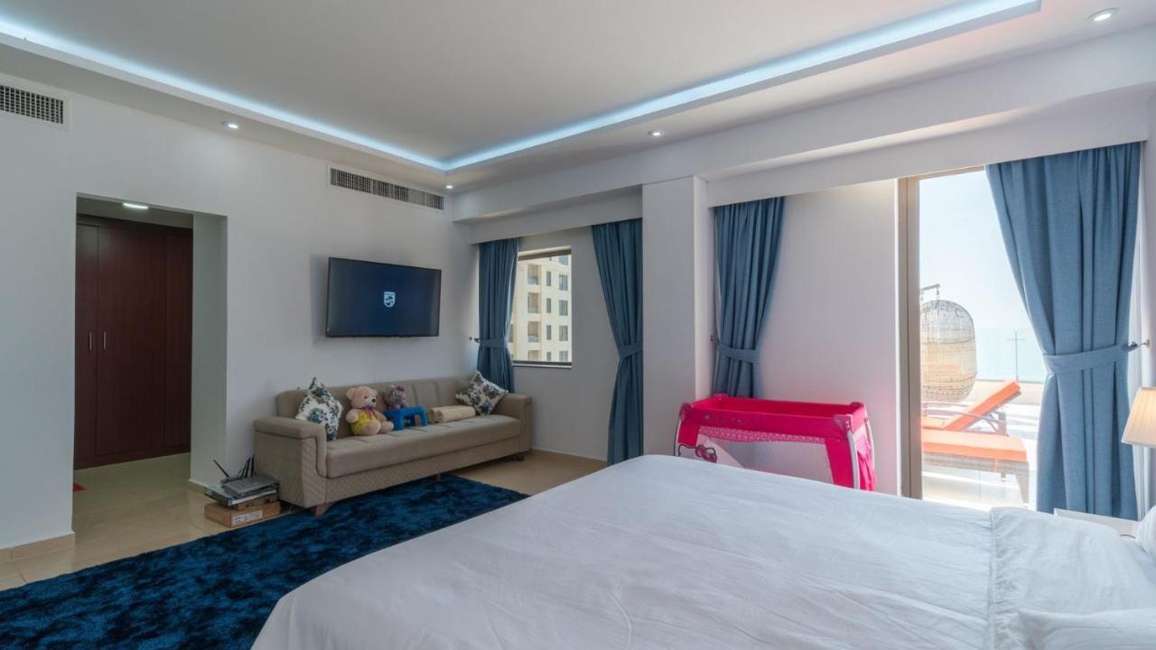Апартаменты Jbr Penthouse With Terrace Pool Дубай Экстерьер фото