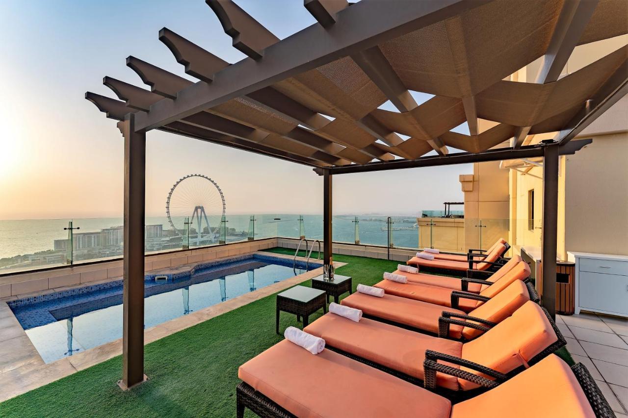 Апартаменты Jbr Penthouse With Terrace Pool Дубай Экстерьер фото