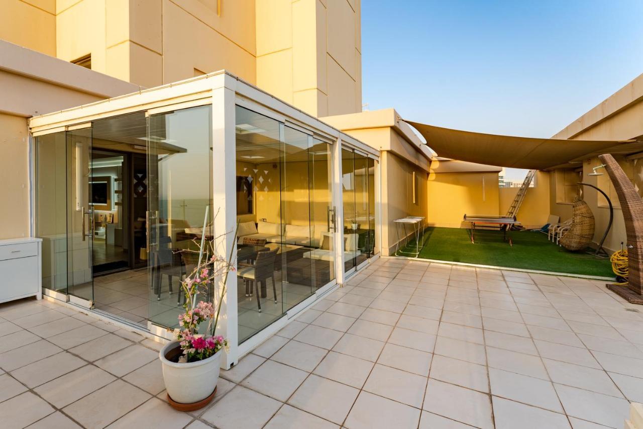 Апартаменты Jbr Penthouse With Terrace Pool Дубай Экстерьер фото